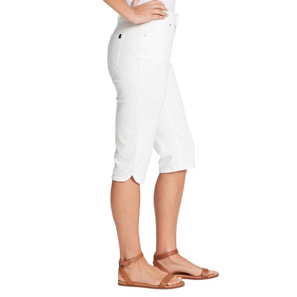 Gloria Vanderbilt White Capris - Picture 2 of 5